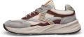 Voile Blanche Leren sneakers Club22 - Lichtgrijs