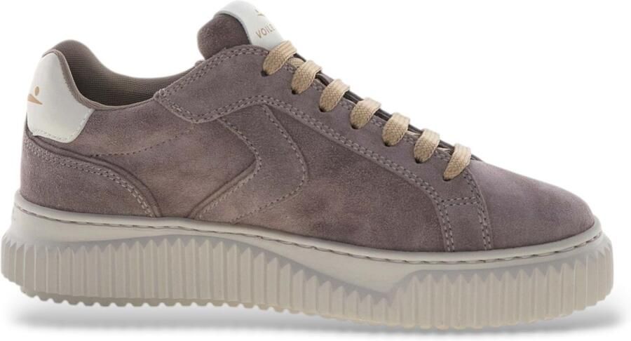 Voile Blanche Leren sneakers Lipari donkerroze