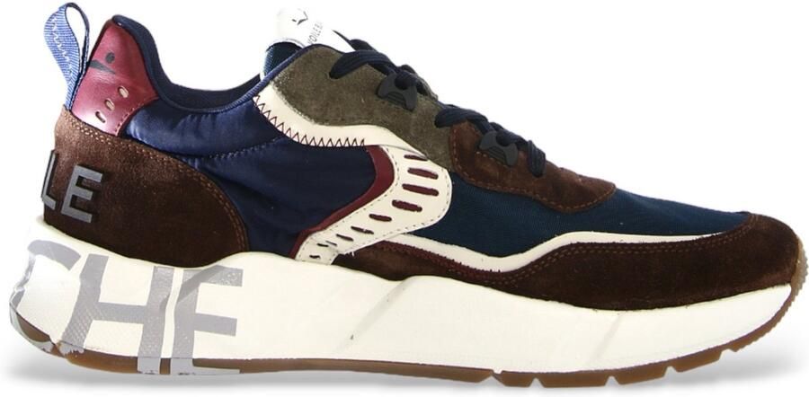 Voile blanche Bruine Heren Actieve Sneakers Multicolor Heren