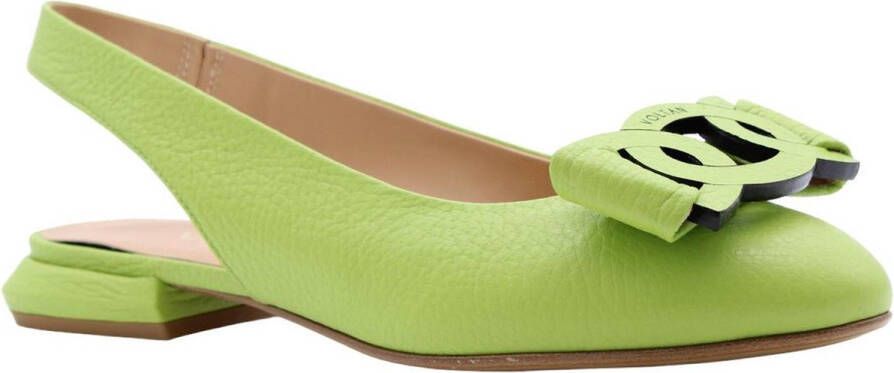 Voltan Peep Toe Peep Heel Green