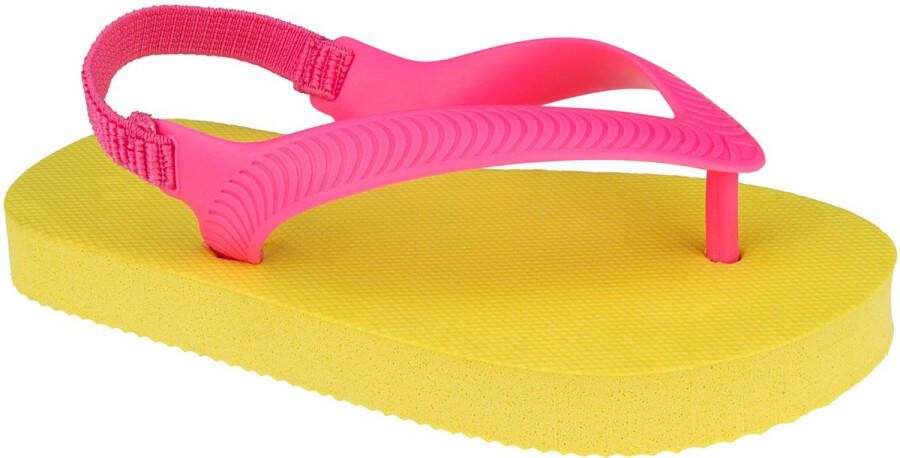 Waimea Peuterslipper Acapulco Geel Fluorroze