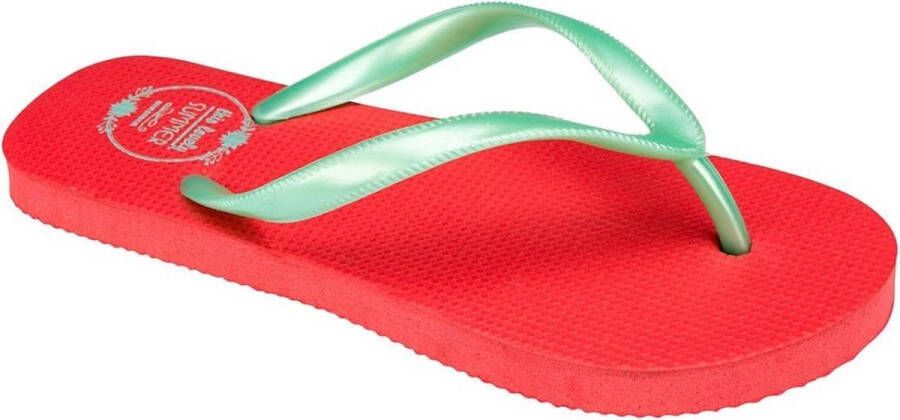 Waimea Teenslippers Junior Print Fuchsia Groen - Foto 1