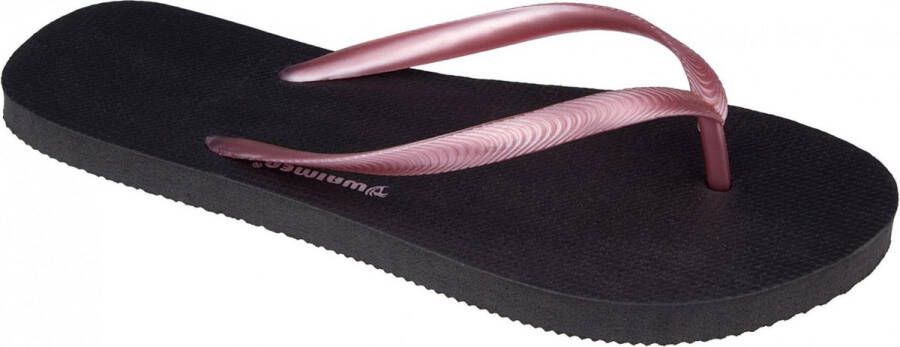 Waimea Teenslippers Miami Beach Zwart Roze