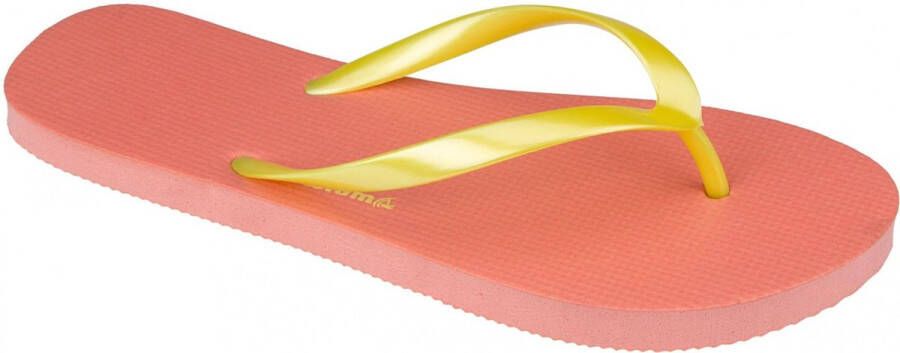 Waimea Teenslippers Palm Beach Dames Roze geel