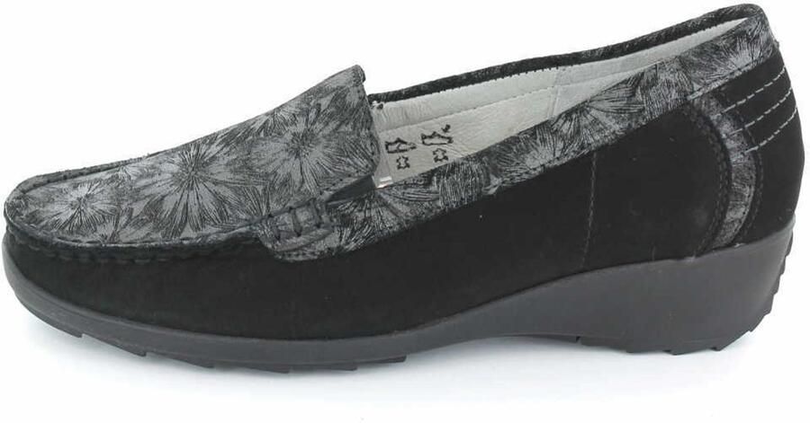 Waldläufer 348502 Hanin H-Weite schwarz dames instappers zwart
