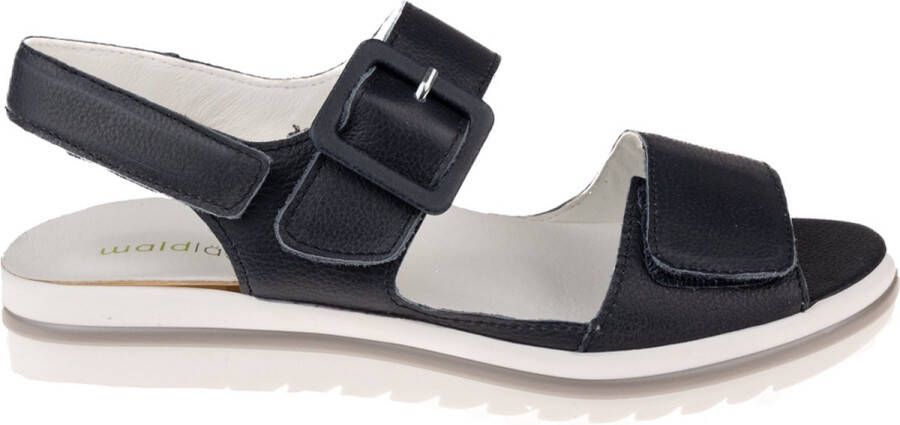 Wäldlaufer Waldlaufer 351013~H-Hakura~~~~~~~~~~~~~~~ Platte sandalenDames Sandalen Blauw