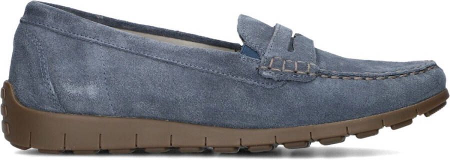WALDLAUFER Waldläufer Mocassins Dames 785508 Sue Maat: 37 5 Materiaal: Suède Kleur: Blauw