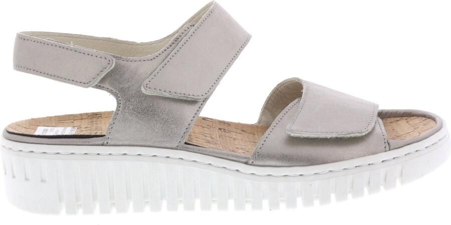 WALDLAUFER Waldläufer Sandalen Dames 955001 Met Maat: 42 Materiaal: Leer Kleur: Zilver - Foto 2