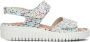 Waldläufer Waldlaufer 955001-H-Willow~~~~~~~~~~~~~~~ Sandalen met hak s Sandalen Wit beige - Thumbnail 2
