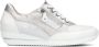 Waldläufer 980008 Glit Sneakers Leren Sneaker Dames Zilver - Thumbnail 1