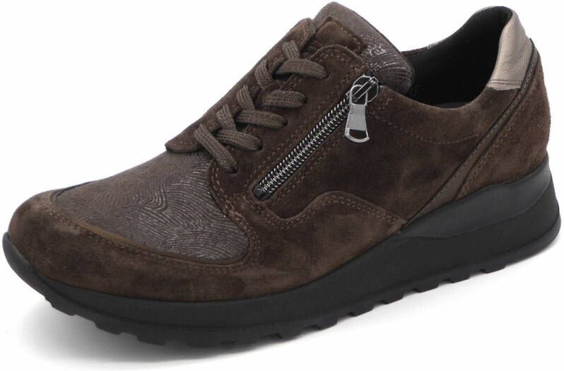 Waldläufer Bungeez Dames Sneaker 364H15-408-277 Bruin Wijdte H (38.5)