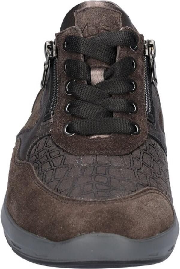 Waldläufer Bungeez Dames Veterschoen 831M01-500-971 Grijs Combi Wijdte