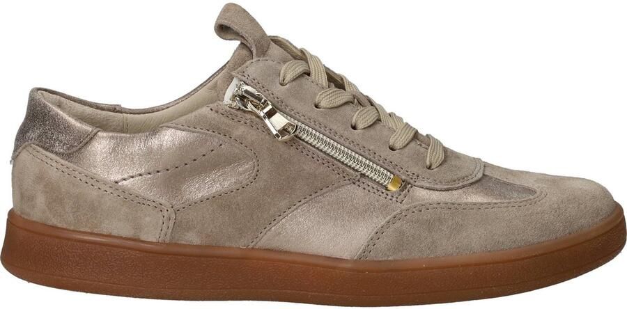 WALDLAUFER Waldläufer Lage Sneakers Dames Daisy Maat: 40 Materiaal: Suède Kleur: Taupe