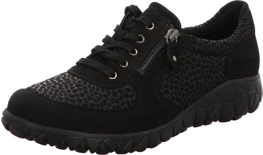 Waldläufer Zwarte Bosstijl Schoenen Black Dames