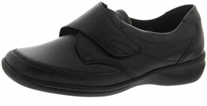 Waldläufer Dames Klittenbandschoen Orthotrit 54306-301-001 Zwart Millu-S Wijdte