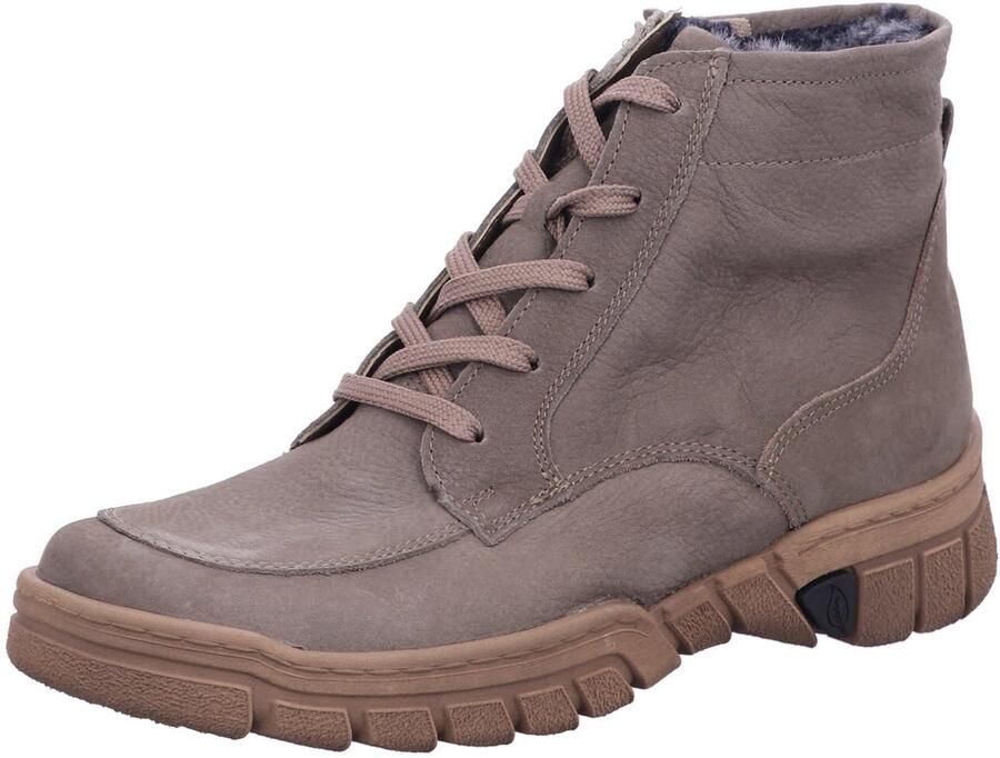 WALDLÄUFER Veterlaarzen 'Stiefeletten Boot Damen 741804-172 Echtleder in beige' beige