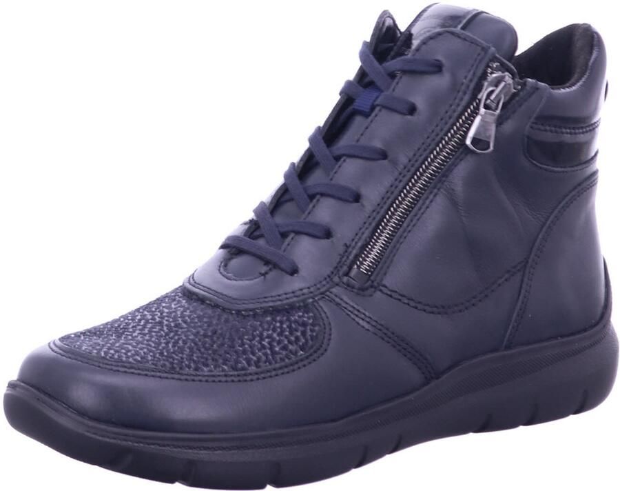 Wäldlaufer Waldlaufer 961801-H-Teresa Hoge sneakers Veterboots Dames veterschoenen Dames sneakersHalf-hoge schoenen Blauw - Foto 7