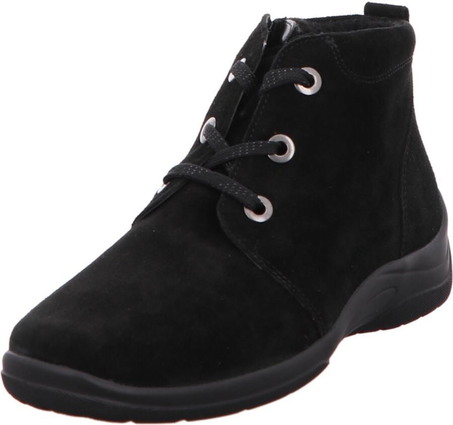 Waldläufer Zwarte Veterschoenen voor Dames