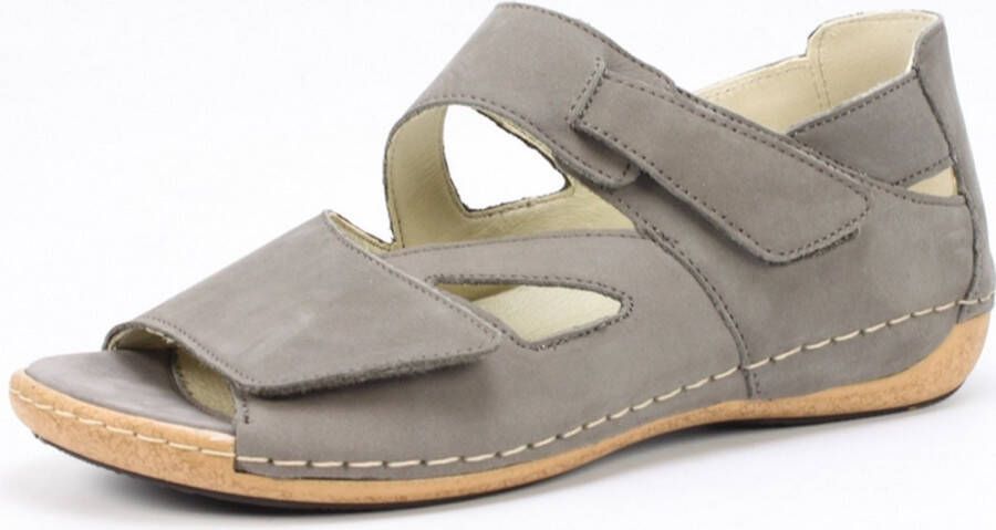 Wäldlaufer Waldläufer Dames Sandaal 342025-191-088 Grijs Wijdte H (38.5) - Foto 4