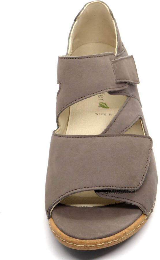 Wäldlaufer Waldläufer Dames Sandaal 342025-191-088 Grijs Wijdte H (38.5) - Foto 2