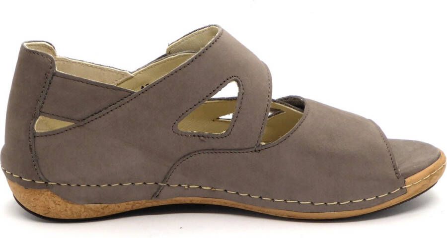 Wäldlaufer Waldläufer Dames Sandaal 342025-191-088 Grijs Wijdte H (38.5) - Foto 3