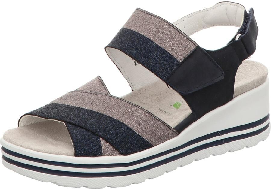 Waldläufer dames sandalen blauw