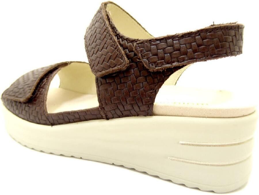 Waldläufer dames sandalen bruin