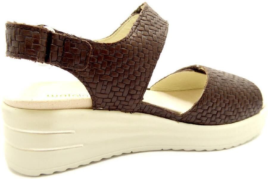 Waldläufer dames sandalen bruin