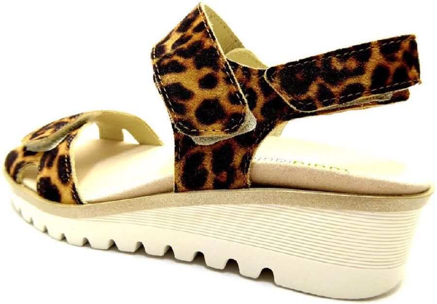 Waldläufer dames sandalen bruin