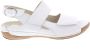 Wäldlaufer Dames Sandalen Waldlaufer 342022-171-151 Heliett Wit - Thumbnail 1