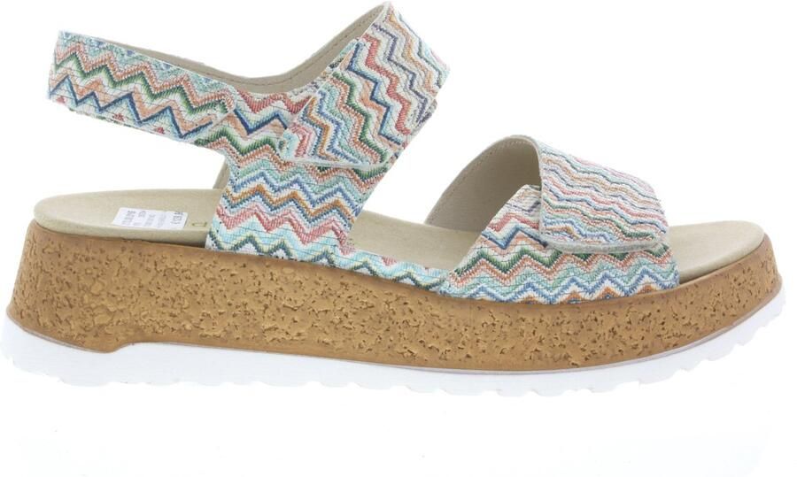 WALDLAUFER Waldläufer Sandalen met Hak Dames H-libby Maat: 41 Materiaal: Textiel - Foto 2