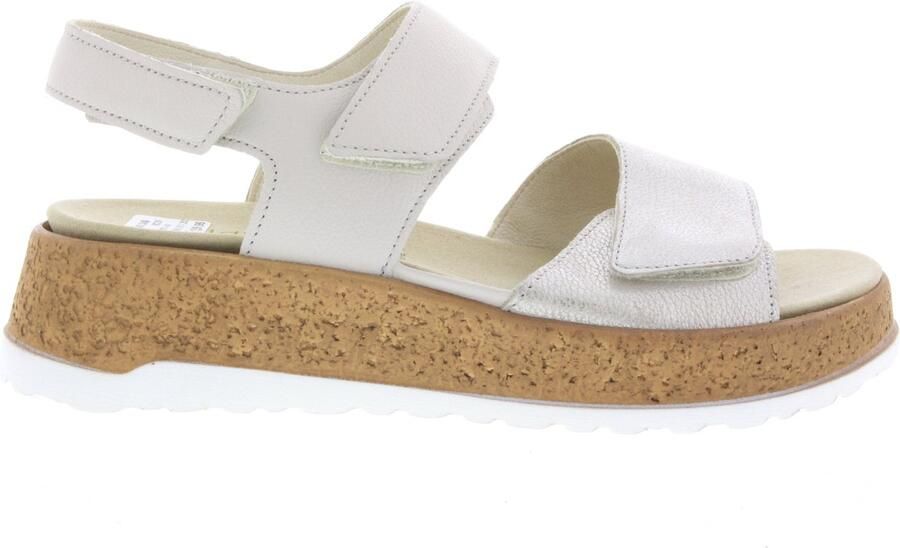 WALDLAUFER Waldläufer Sandalen met Hak Dames H-libby Maat: 39 Materiaal: Leer Kleur: Beige - Foto 3