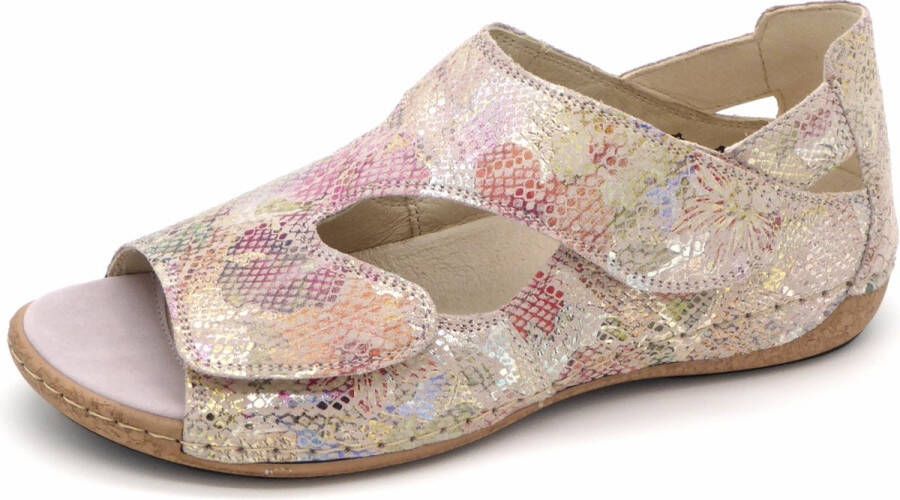 Waldläufer Waldlaufer 342024-H-Heliett~~~~~~~~~~~~~~ Sandalen met hakDames Sandalen Wit beige