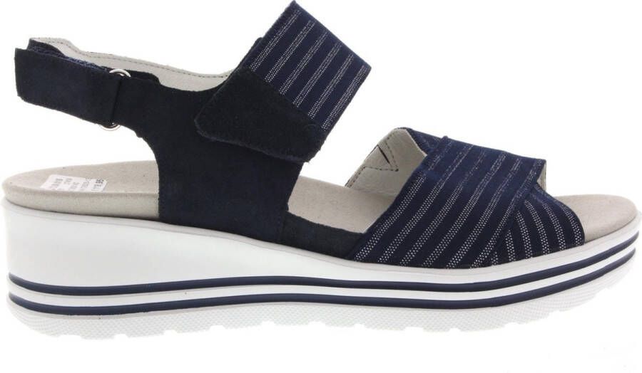Waldläufer Dames Sandalen Waldlaufer Michelle 728005-130-021 Donkerblauw