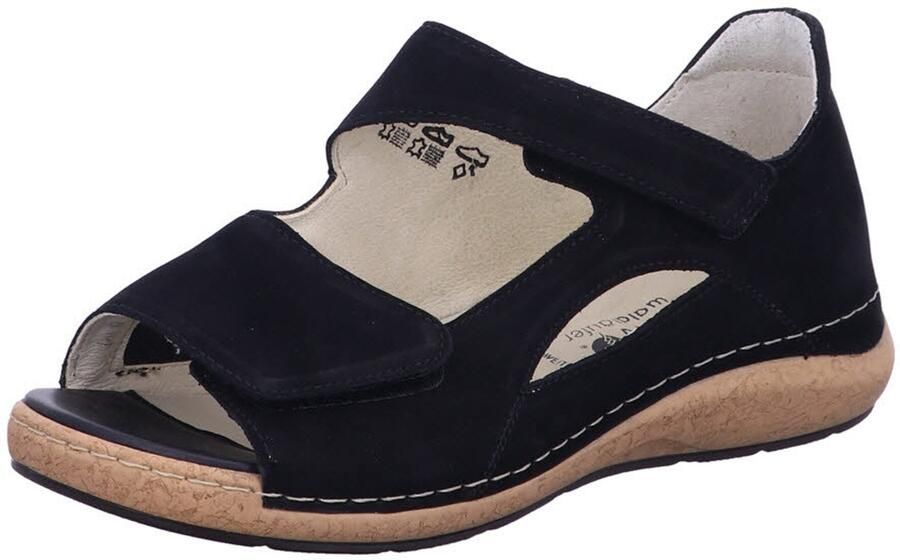 Waldläufer dames sandalen zwart