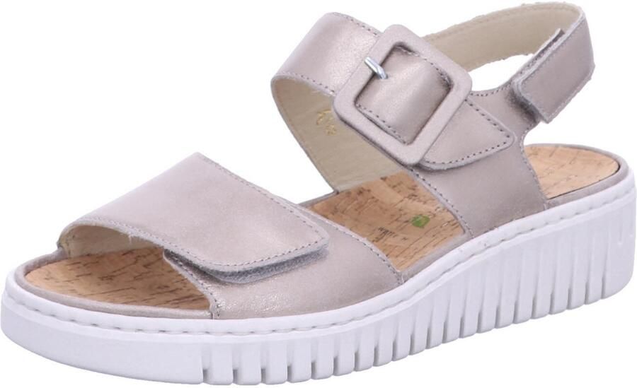 Waldläufer Plateausandalen H-Willow Zomerschoen klittenbandschoen comfortabele schoen met kurken voetbed H-wijdte - Foto 2