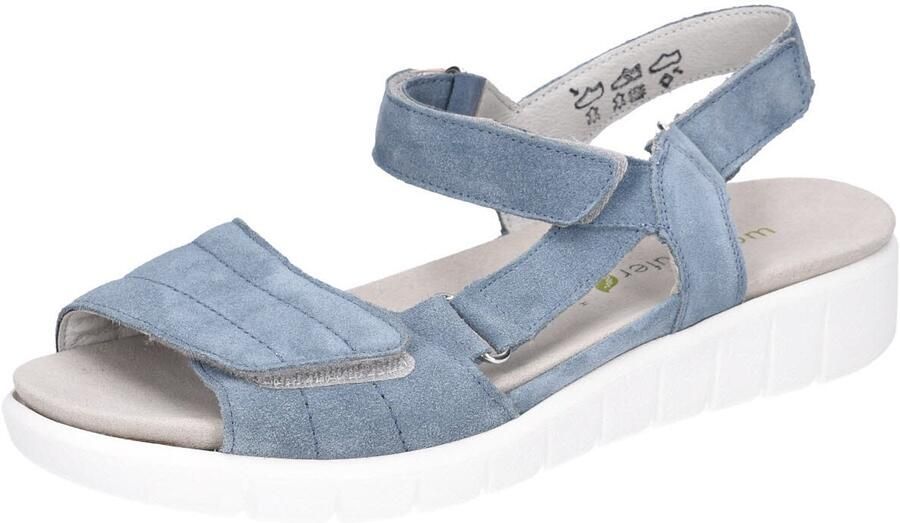 Waldläufer dames slippers blauw