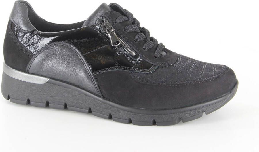 Wäldlaufer Waldläufer OrthoTritt Dames Sneaker 626K02-413-001 Zwart Wijdte K (36.5)
