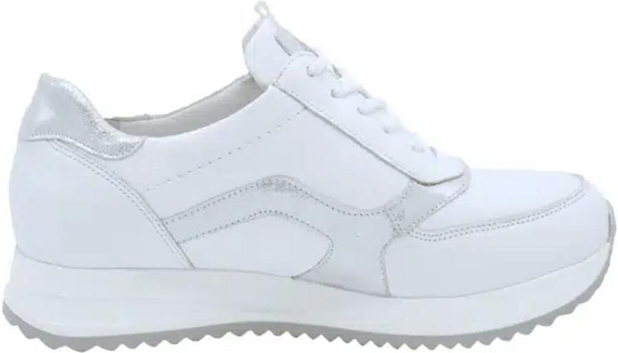 Wäldlaufer Waldläufer Dames Sneaker 752002-201-663 Wit zilver H-Vicky Wijdte H - Foto 6