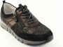 Wäldlaufer Waldläufer Dames Sneaker 908009-301-709 Zwart Combi Wijdte H (40.5) - Thumbnail 1