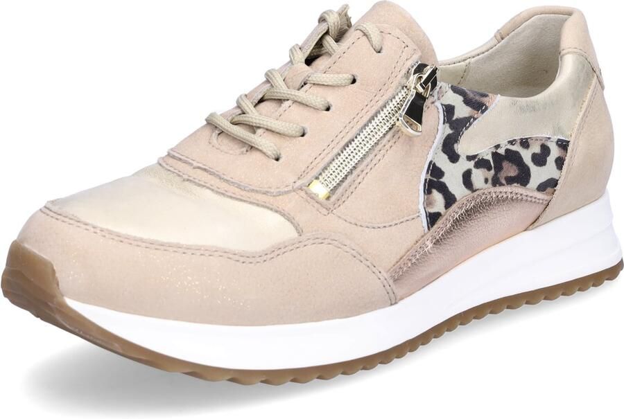 Waldläufer dames sneaker Vicky beige leo