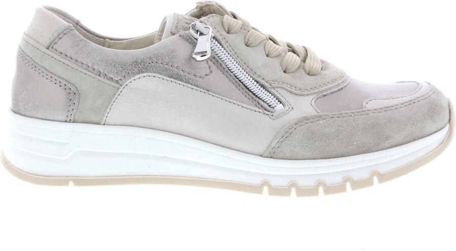 Waldläufer Dames Sneaker 957007-500-083 Beige Combi Wijdte H (40.5) - Foto 2