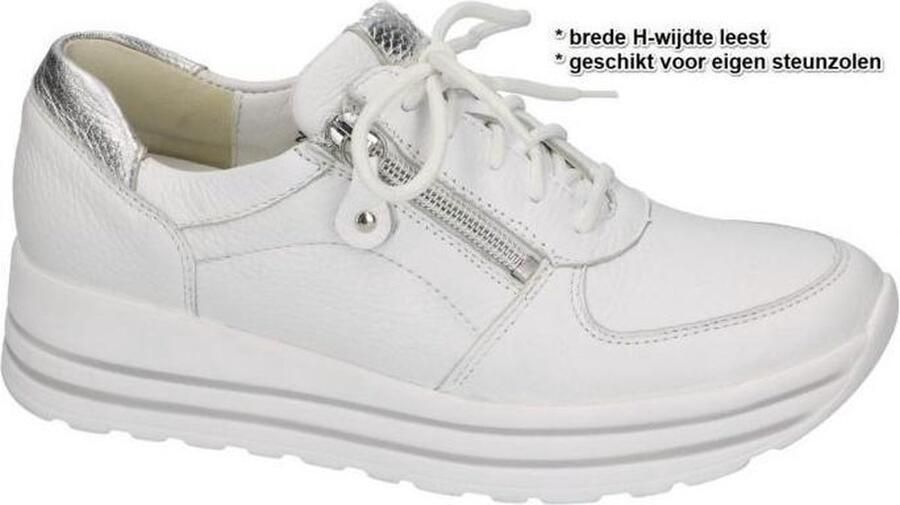 Wäldlaufer Waldlaufer 758009-H-Lana~~~~~~~~~~~~~~~~~ Lage sneakersDames sneakers Wit beige