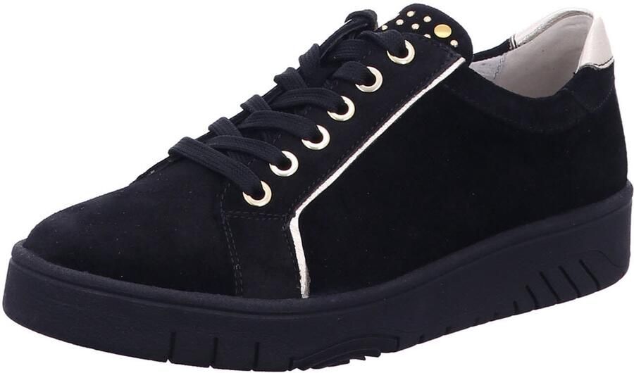Waldläufer Comfort Veterschoenen voor dames in zwart