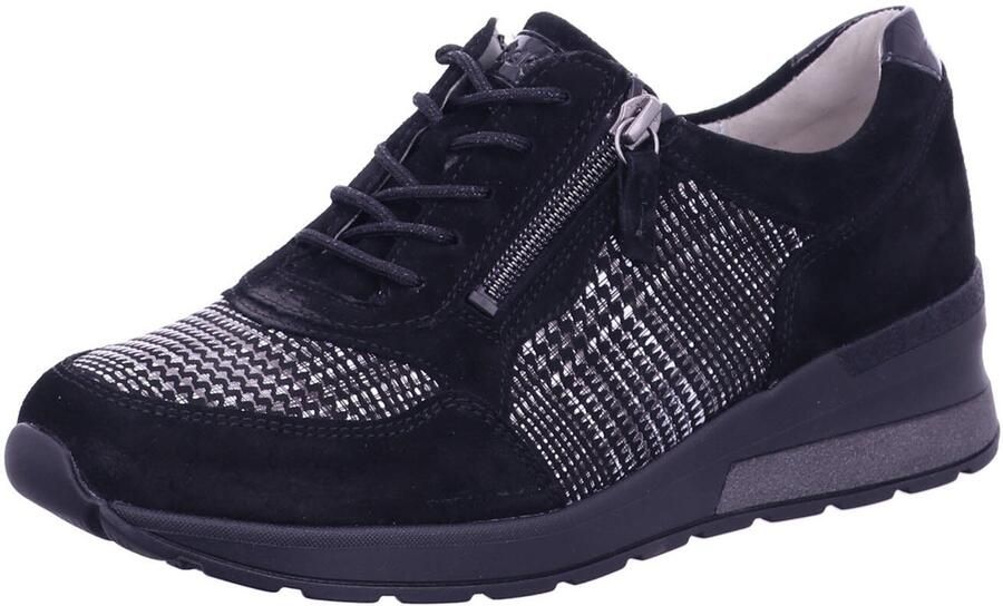 Waldläufer Casual Veterschoenen in Zwart