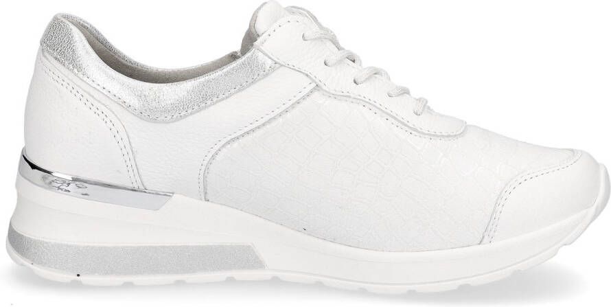 Waldläufer Sneakers met sleehak H-Clara veterschoenen lage schoen vrijetijdsschoen met metallic inzet
