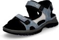 Waldläufer Trekkingsandalen H-SORA outdoorschoen zomerschoen sleehak in comfortabele schoenwijdte h - Blauw