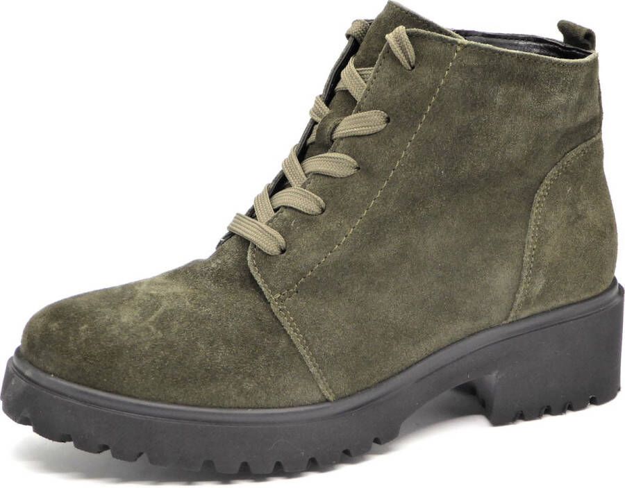 Wäldlaufer Waldläufer Dames Veterboot 716807-195-066 Groen Wijdte H (41)