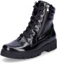 Wäldlaufer Waldläufer Serena Veterboots Dames Zwart - Thumbnail 3