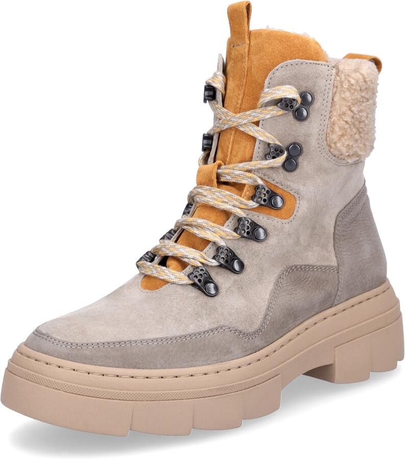 Waldläufer dames veterlaars Saiga beige oranje